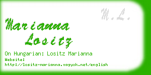 marianna lositz business card